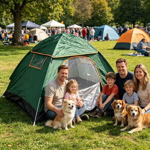 Man instant pop up tent - man,
