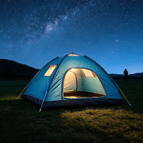 Person man family - 4, tent