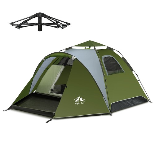 Family pop camping tent - family, up