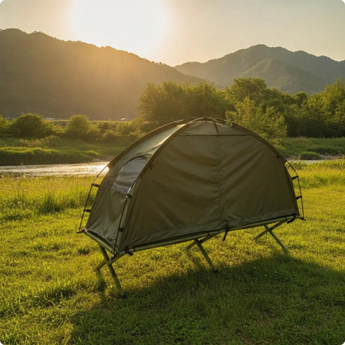 Single person folding cot - single, tent