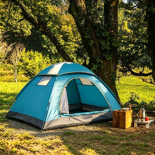 Person man family tent - family,