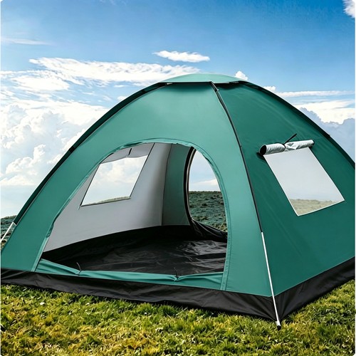 Automatic pop tent family - up,
