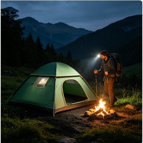 Man auto pop tent - man,